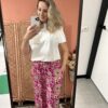Broek "Bloem" - Roze