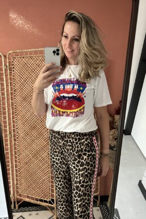 T-Shirt "Mond" - Wit
