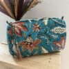 Toilettas maat L - Blauw/Roest