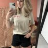 Short 'Jeans' - zwart