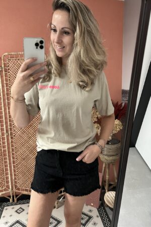 Short 'Jeans' - zwart