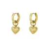Oorring 'Hart' - Goud