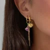 Oorring 'Hart' - Goud - Afbeelding 2