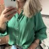 Blouse 'Floor' - Groen - Afbeelding 2