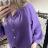 Blouse 'Floor' - Paars - Afbeelding 4
