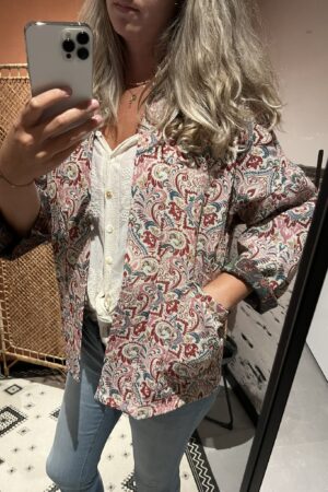 Jasje 'Kimono' - Rood/Roze bloem