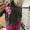'Self Love Club' Trui - Antraciet grijs - Afbeelding 3