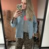 Spijkerblouse (oversized) - Licht blauw