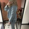 Spijkerblouse (oversized) - Licht blauw - Afbeelding 6