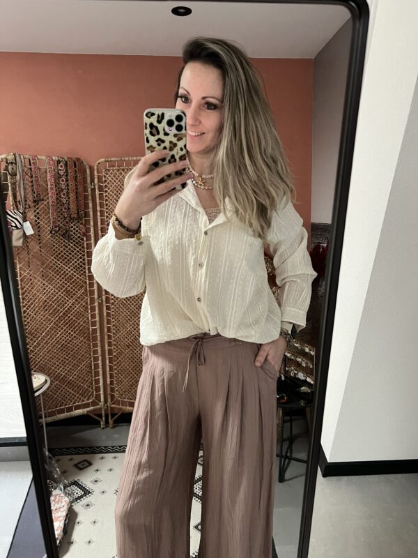 Broek 'Suus' - Taupe - Afbeelding 3