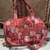 Weekend/Sporttas - Rood bloem