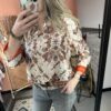 Blouse 'Vera' - Multicolour/Groen OUTLET - Afbeelding 2