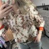 Blouse 'Vera' - Multicolour/Oranje OUTLET - Afbeelding 2