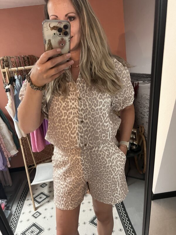 Blouse 'Panter light' - Afbeelding 2