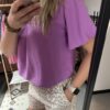 Top/Blouse 'Lola' - Paars - Afbeelding 3