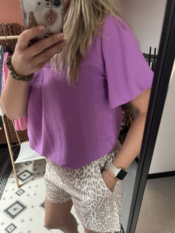 Top/Blouse 'Lola' - Paars - Afbeelding 3