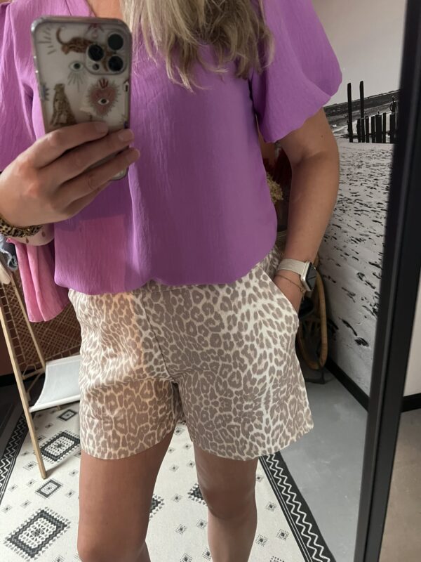 Top/Blouse 'Lola' - Paars - Afbeelding 4