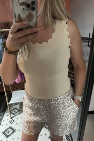 Top 'Wave' - Beige of Wit