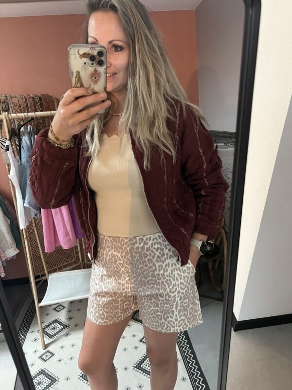 Top 'Wave' - Beige of Wit - Afbeelding 4