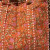 Quilt shopper bag - Oranje(donker)/Roze bloem - Afbeelding 2