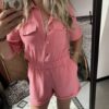 Playsuit - Coral/Roze
