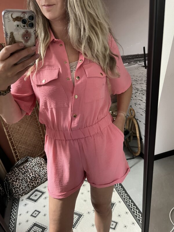 Playsuit - Coral/Roze
