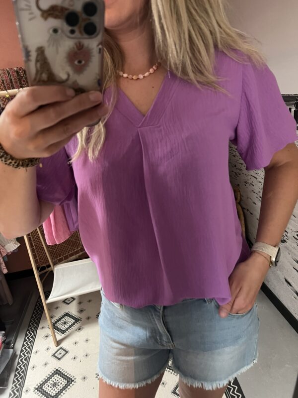 Top/Blouse 'Lola' - Paars