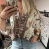 Blouse 'Flower' - Multicolour