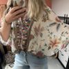 Blouse 'Flower' - Multicolour - Afbeelding 2