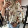 Blouse 'Flower' - Multicolour - Afbeelding 3