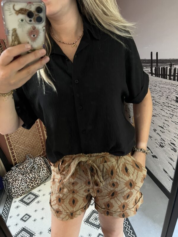 Blouse - Zwart - Afbeelding 3