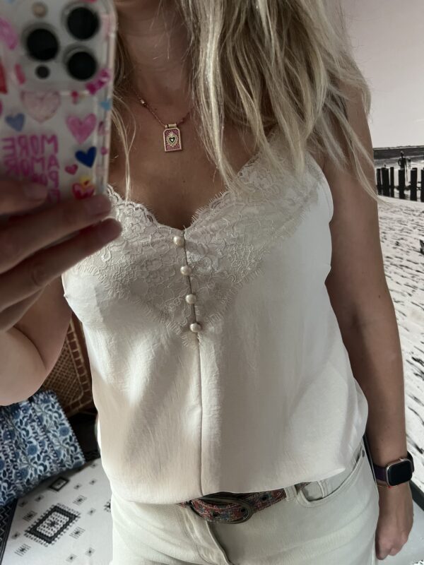 Top 'Holiday' - Beige - Afbeelding 3