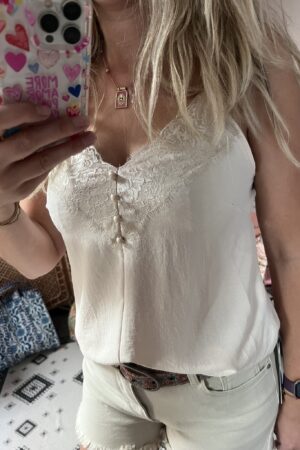 Top 'Holiday' - Beige