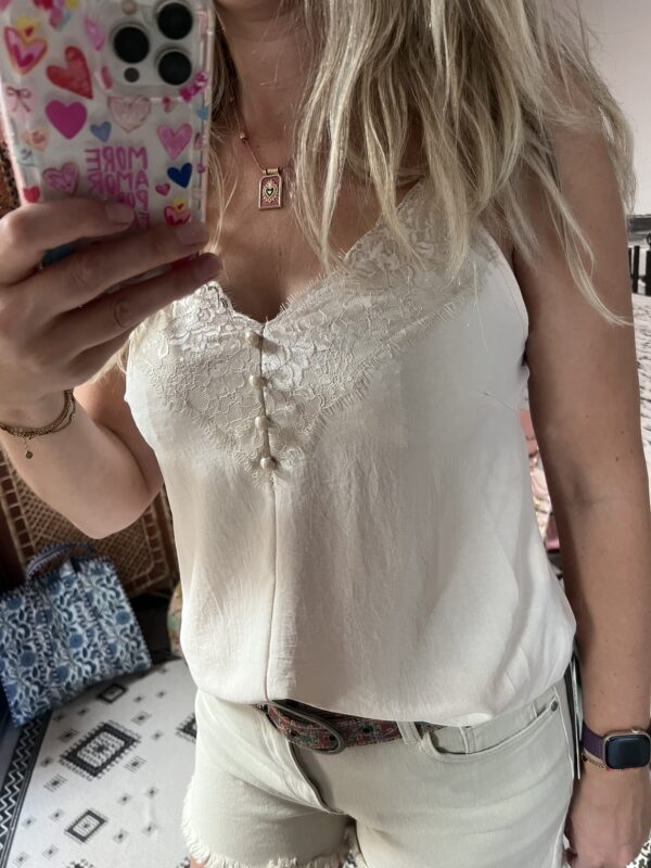 Top 'Holiday' - Beige
