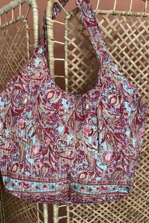 Tas 'Summertime' - Multicolour rood/blauw