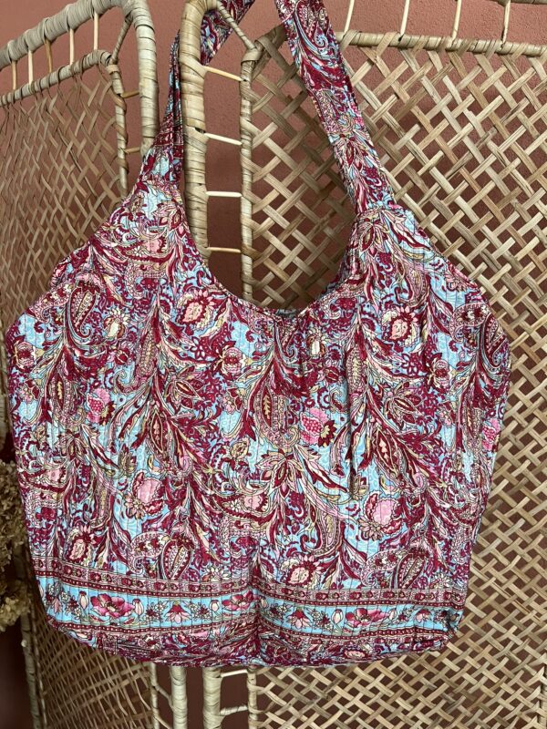 Tas 'Summertime' - Multicolour rood/blauw