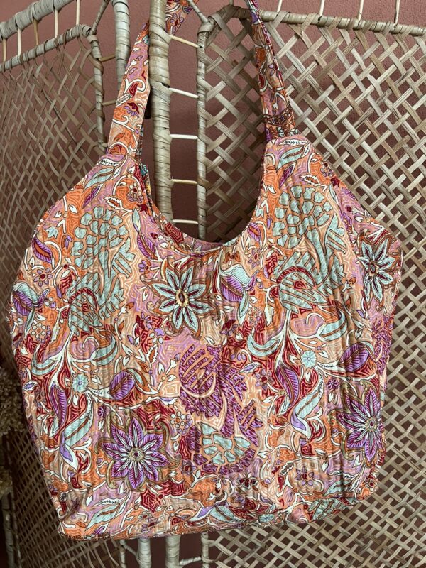 Tas 'Summertime' - Multicolour oranje/roze