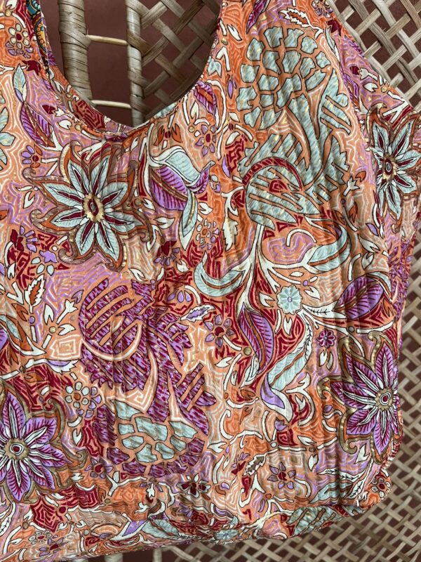 Tas 'Summertime' - Multicolour oranje/roze - Afbeelding 3
