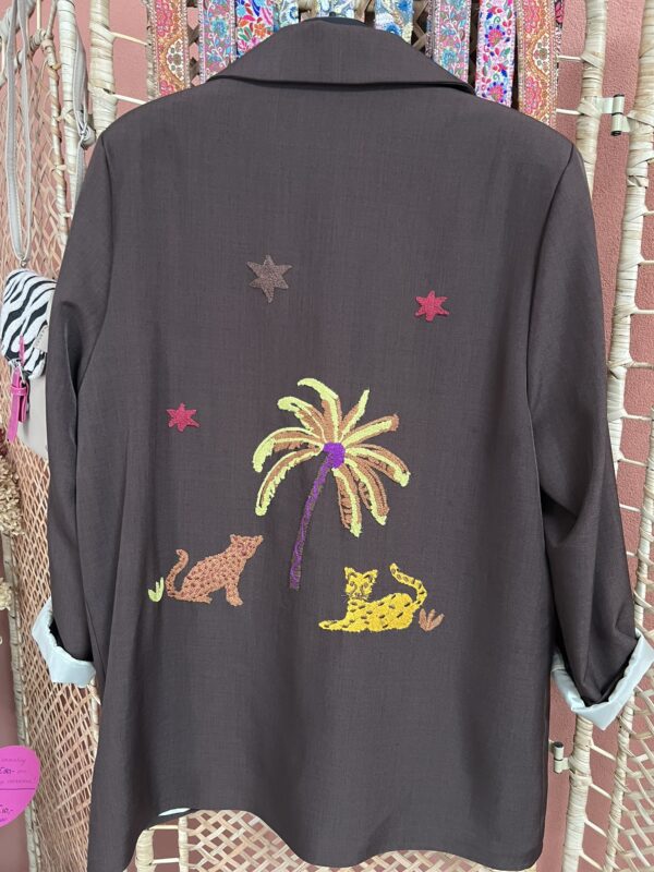 Blazer met patches - Bruin - Afbeelding 2