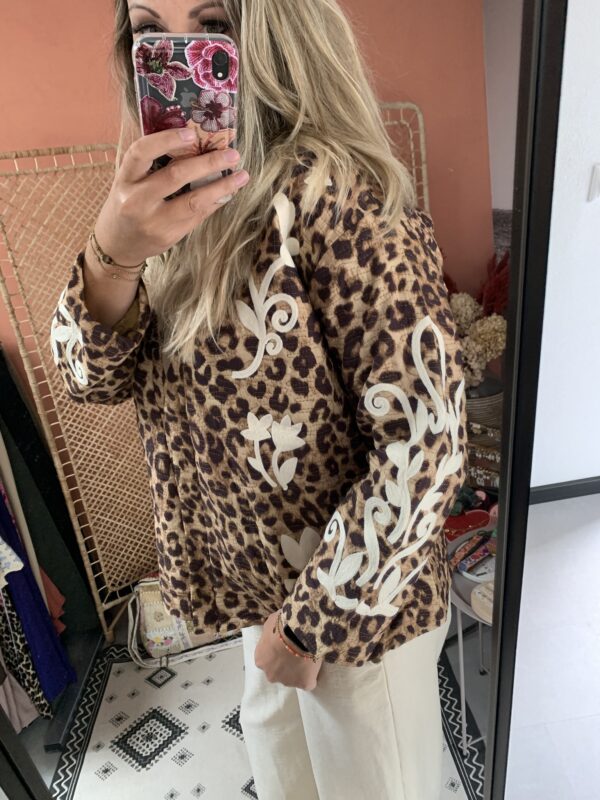 Panter (kimono) jasje - Love - Afbeelding 3