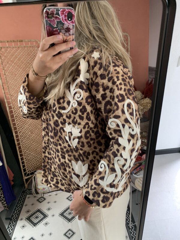 Panter (kimono) jasje - Love - Afbeelding 4