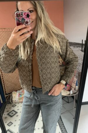 Jacket 'Heart' - Bruin