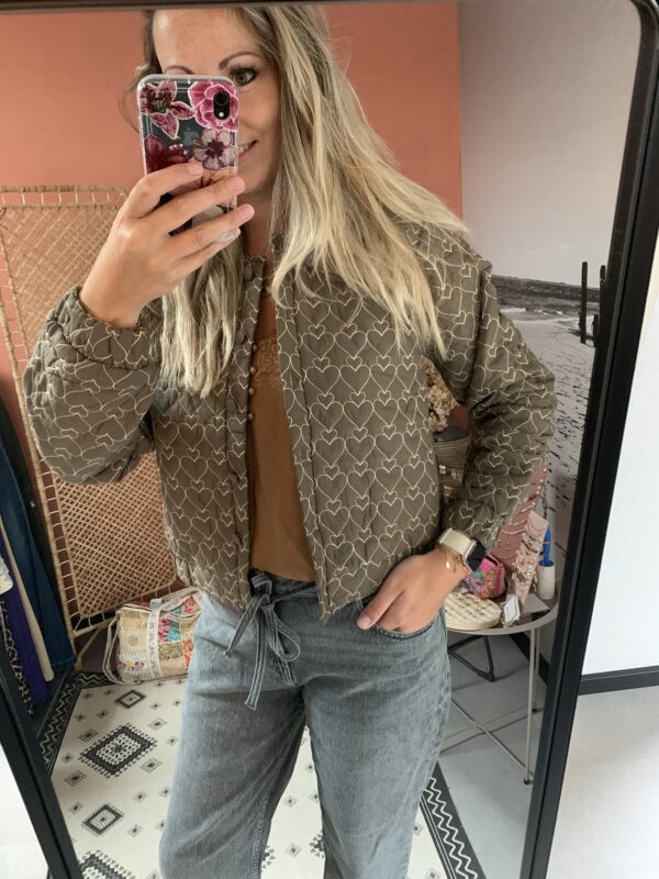 Jacket 'Heart' - Bruin