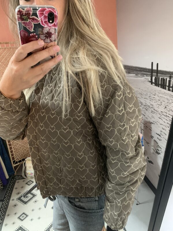Jacket 'Heart' - Bruin - Afbeelding 3