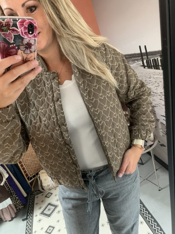 Jacket 'Heart' - Bruin - Afbeelding 5
