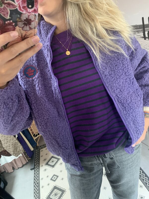 Sweater 'Zoë' - Paars/Groen - Afbeelding 5