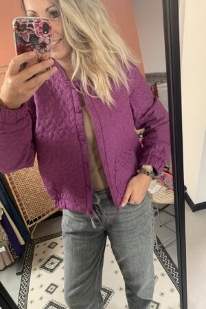 Jacket ‘Heart’ – Paars/Roze