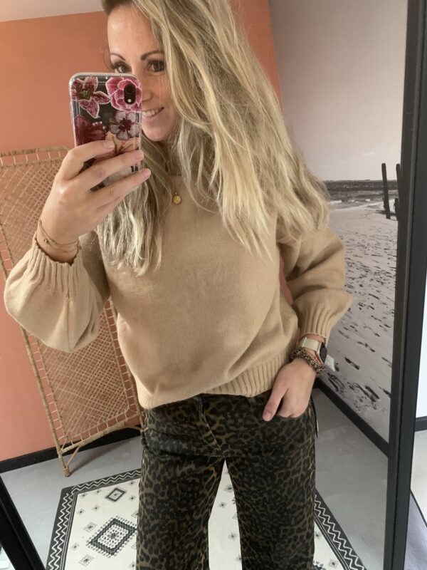 Truitje 'Paris' - Beige - Afbeelding 2