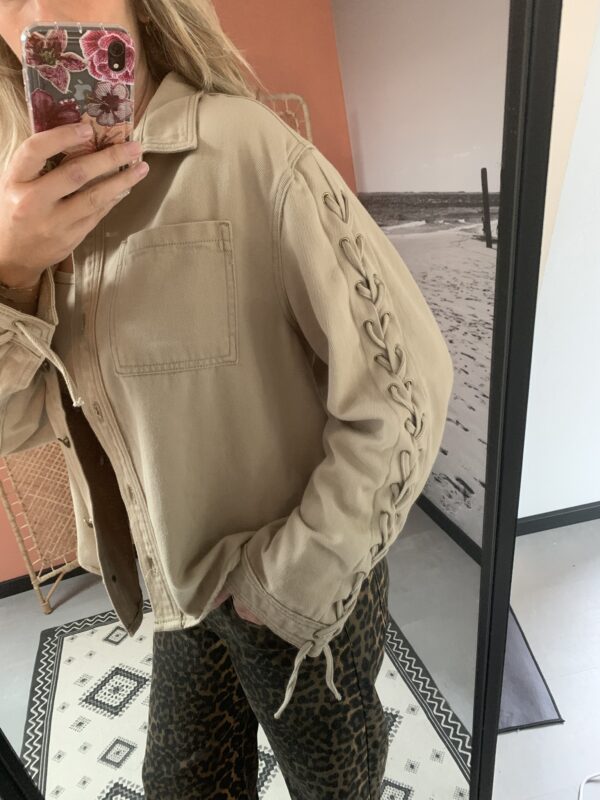 Veterjack - Beige - Afbeelding 2