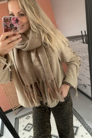 Sjaal Casual - Taupe/Bruin